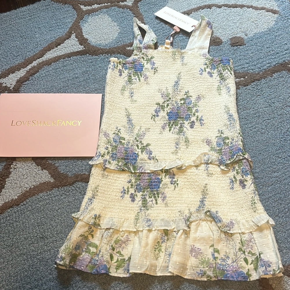 NWT loveshackfancy girls dress. Gorgeous. Size 5-6